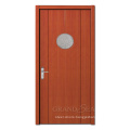 Slovenia Chocolate Color Melamine Laminated  China Made Main Solid Wood Door For Interior